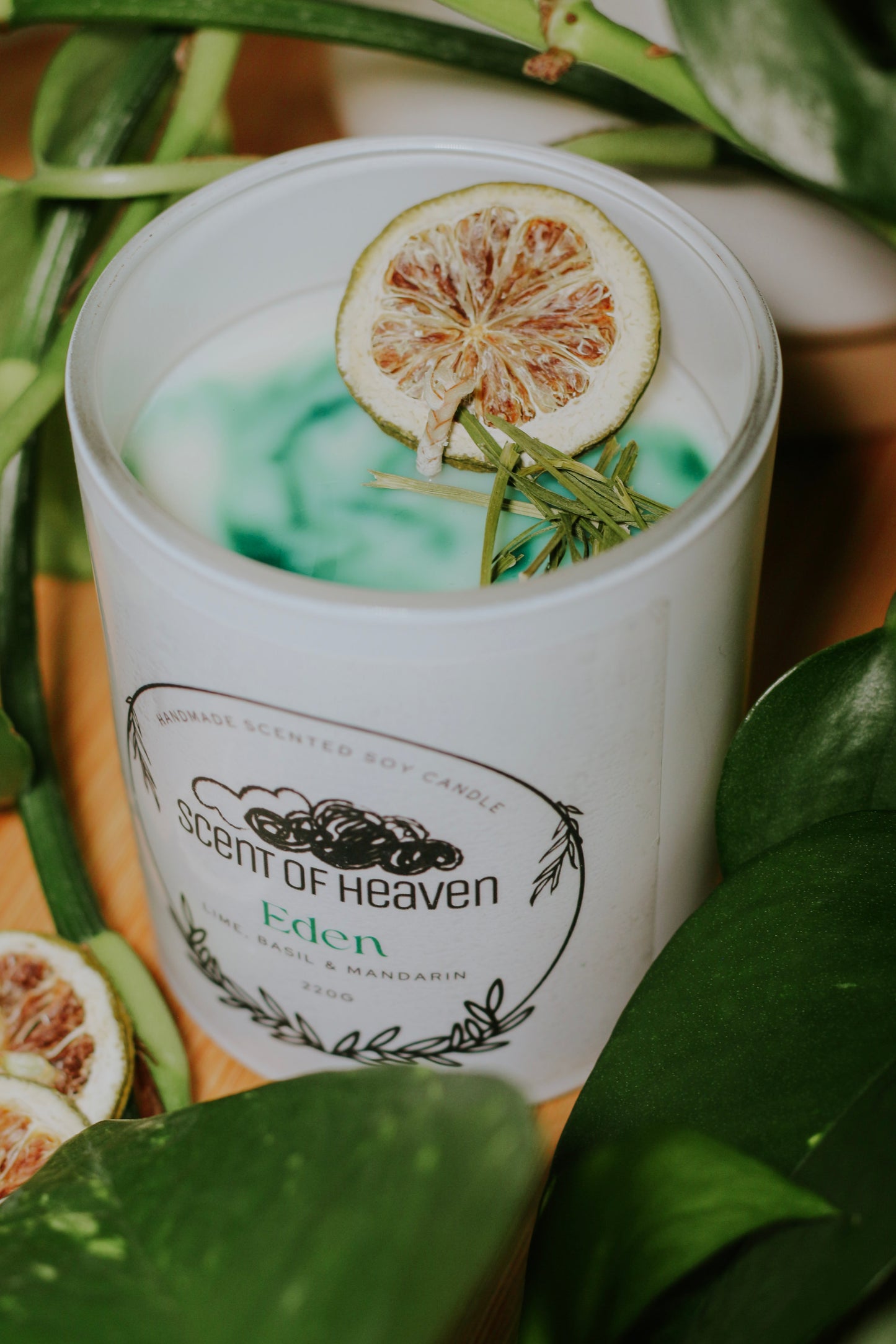Eden - Lime, Basil & Mandarin Scented Candle