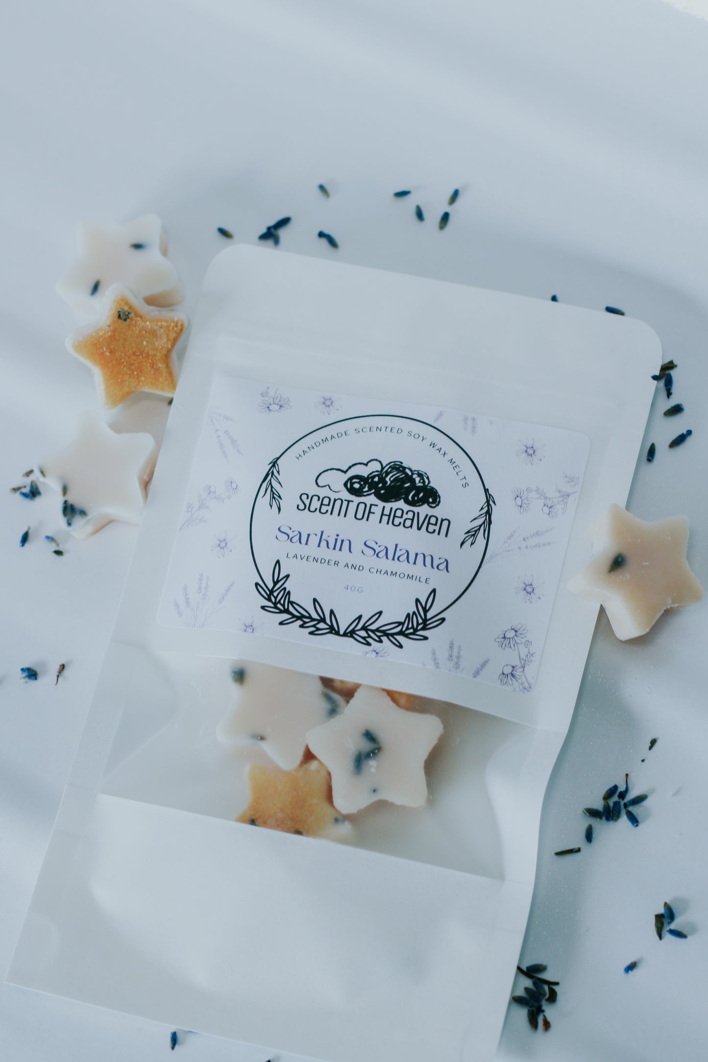 Sarkin Salama - Lavender and Chamomile Scented Wax Melts (6)