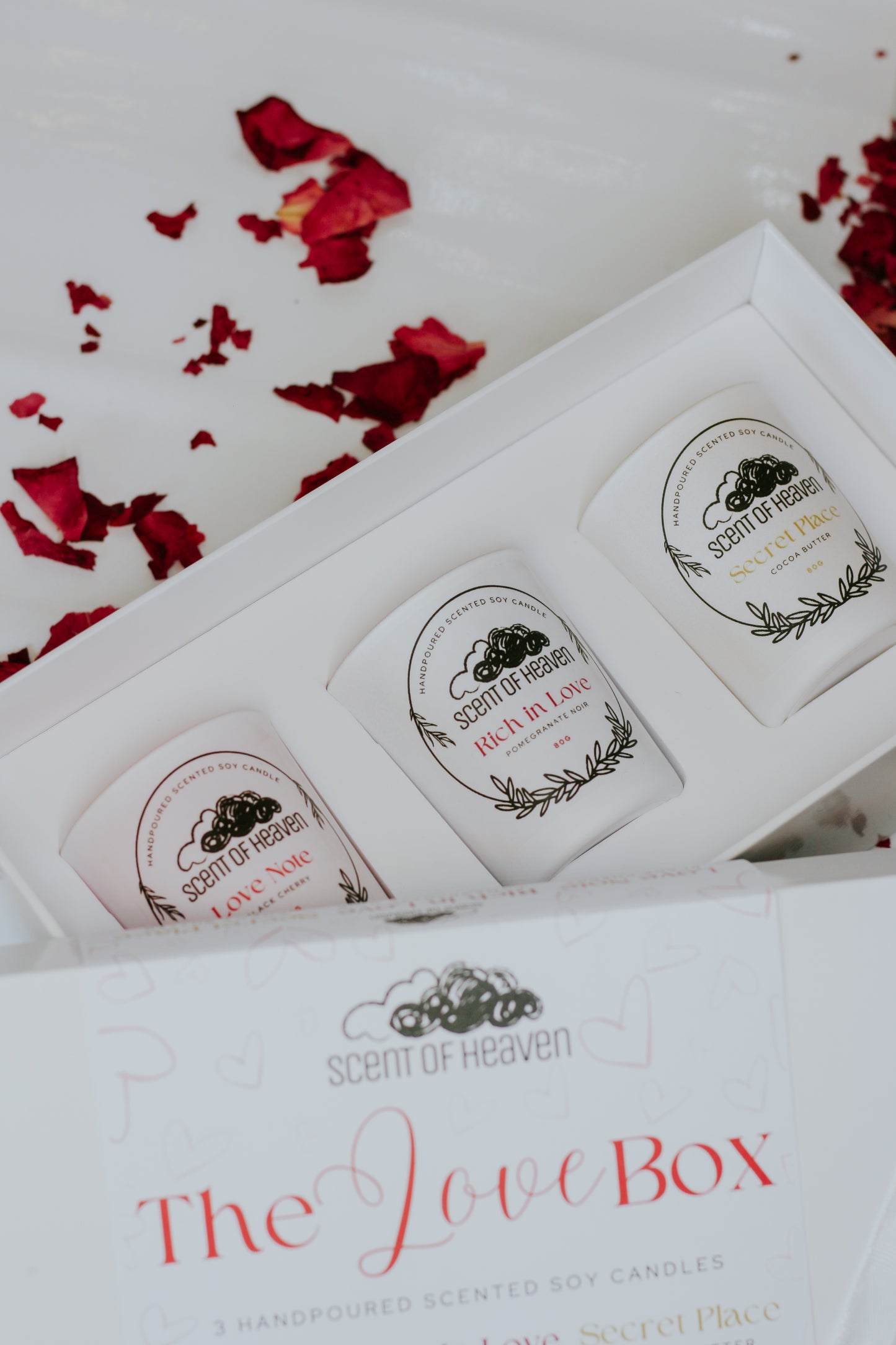The Love Box - 3 Mini Candles