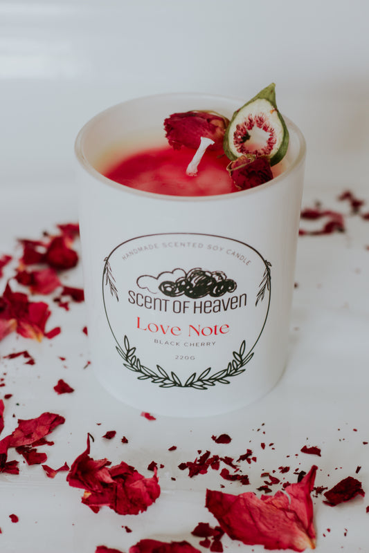 Love Note - Black Cherry Scented
